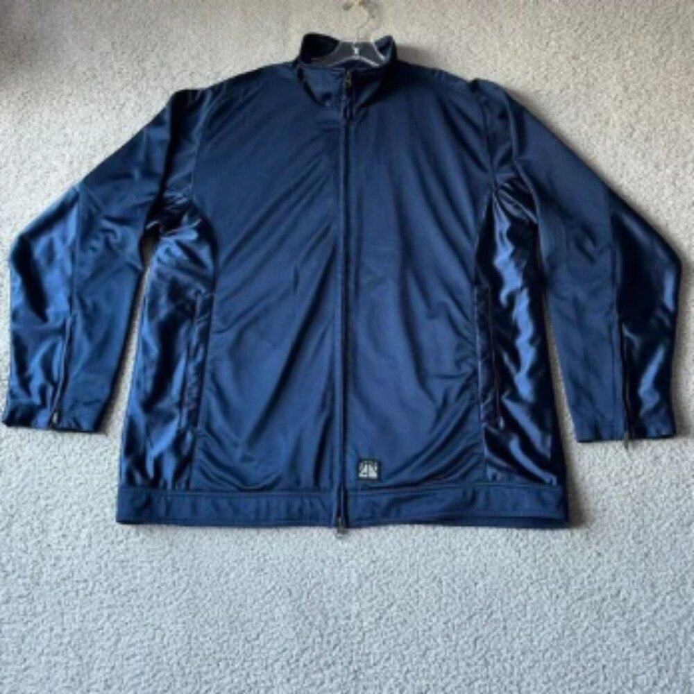 Nike Jacket Mens Extra‎ Large Blue Basketball Full Zip Activewear Track Athletic
